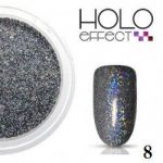 efekt HOLO grafit grey black #8 nr 8 pyłek syrenka do wcierania effect holograficzny multikolor
