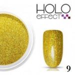 efekt HOLO złoty gold #9 nr 9 pyłek syrenka do wcierania effect holograficzny multikolor mieniący