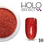 efekt HOLO red czerwony #10 nr 10 pyłek syrenka do wcierania effect holograficzny multikolor mieniąc