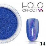 efekt HOLO granatowy niebieski #14 nr 14 pyłek syrenka do wcierania effect holograficzny multikolor