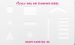 moyra shape card 03 szablon do stempli pieczątek