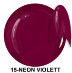 15 Neon Violett = żel meracle 93 żel kolorowy NTN 5g 5ml new technology nails