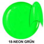 18 Neon Grün = neon7baseone żel kolorowy NTN 5g 5ml new technology nails blackpiatek