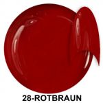 28 Rotbraun żel kolorowy NTN 5g 5ml new technology nails = meracle 33