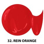 32 Rein Orange = neona light red 16 base one żel kolorowy NTN 5g 5ml new technology nails