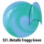 S51 Metallic Froggy Green żel kolorowy NTN 5g 5ml new technology nails