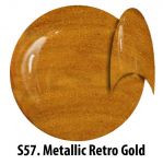 S57 Metallic Retro Gold żel kolorowy NTN 5g 5ml new technology nails