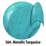 S64 Metallic Turqouise żel kolorowy NTN 5g 5ml new technology nails