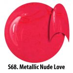 S68 Metallic Nude Love żel kolorowy NTN 5g 5ml new technology nails