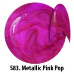 S83 Metallic Pink Pop żel kolorowy NTN 5g 5ml new technology nails