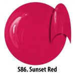 S86 Sunset Red żel kolorowy NTN 5g 5ml new technology nails = base one 14