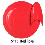 S119 Red Rosa żel kolorowy NTN 5g 5ml new technology nails