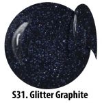 S31 Glitter Graphite żel kolorowy NTN 5g 5ml new technology nails