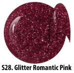 S28 Glitter Romantic Pink żel kolorowy NTN 5g 5ml new technology nails
