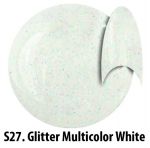 S27 Glitter Multicolor White żel kolorowy NTN 5g 5ml new technology nails