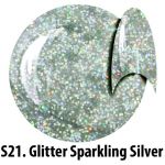 S21 Glitter Sparkling Silver żel kolorowy NTN 5g 5ml new technology nails