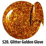 S20 Glitter Golden Glove żel kolorowy NTN 5g 5ml new technology nails