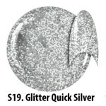 S19 = LV5 las vegas base one Glitter Quick Silver żel kolorowy NTN 5g 5ml new technology nails