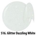 S16 Glitter Dazzling White żel kolorowy NTN 5g 5ml new technology nails