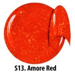 S13 Glitter Amore Red żel kolorowy NTN 5g 5ml new technology nails
