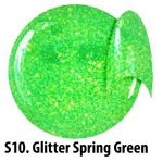 S10 Glitter Spring Green żel kolorowy NTN 5g 5ml new technology nails