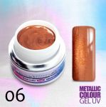 06 Miedziany żel NTN metaliczny metallic colour uv gel kolorowy do paznokci