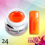24 Pure Neon Orange żel allepaznokcie gel kolorowy do paznokci