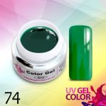 74 Sheer Green żel allepaznokcie gel kolorowy do paznokci glass
