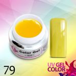 79 Sheer Yellow żel allepaznokcie gel kolorowy do paznokci glass