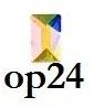 op24 broszka opal 2szt.