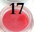 17 pigment FLUO święcący w ciemności brzoskwioniowy pastelowy neon