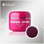 base one żel red gel 01 Sangria 5g Silcare redred