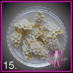 15 zo silikonowe kwiatuszki 3D 10szt kwiaty kwiatki