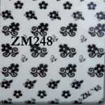 ZM248 naklejki nalepki laser srebrne złote