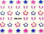 WM-Z194 naklejki nalepki kolorowe białe delikatne ramki