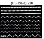 HL218 naklejki nalepki koronki białe delikatne ramki