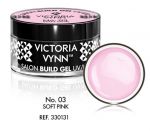 m Żel budujący Victoria Vynn Soft Pink No.003 SALON BUILDer GEL 15 ml vinn