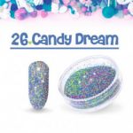26 candy dream  sugar efekt szronu frost matowy matu do wcierania