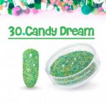 30 candy dream  sugar efekt szronu frost matowy matu do wcierania