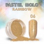 efekt PASTEL HOLO rainbow pyłek syrenka do wcierania effect holografic