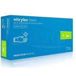 S rękawiczki nitrylowe S 100 szt classic  nitrylex pf mercator medical S