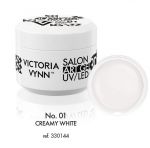 Victoria Vynn Żel ART GEL UV/LED N01 CREAMY WHITE 3D do zdobienia 3D zdobień 5g vinn