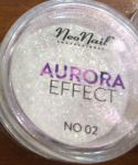 przecudowny pyłek unicorn Aurora Effect 02 neonail neo nail efekt stardust crystal puder