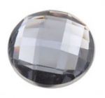 broszka broszki swarovski chessboard black diamond okrągła cyrkonia 5,5 mm 2szt