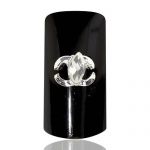 2 x broszka srebrna CC chanelka 90 z cyrkonią bijou broszki biżuteria bizuteria do na paznokcie loga