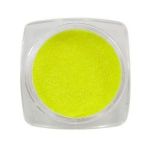 piasek żółty neon brokat pojemniczek na paznokcie kosmetyczny do fug