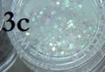 confetti 3c clearopal minipieguski minihologramy z brokatem