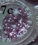 confetti 7c jasnofioletowe minipiguski minihologramy z brokatem
