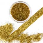 pyłek z GLAZING EFFECT GOLD awangardowy efekt brokat do wcierania złoty