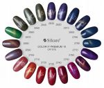 20 x hybryda od 2680 do 2870 lakier hybrydowy COLOR IT Premium Silcare 6g kocie oczy oko magnetyczne